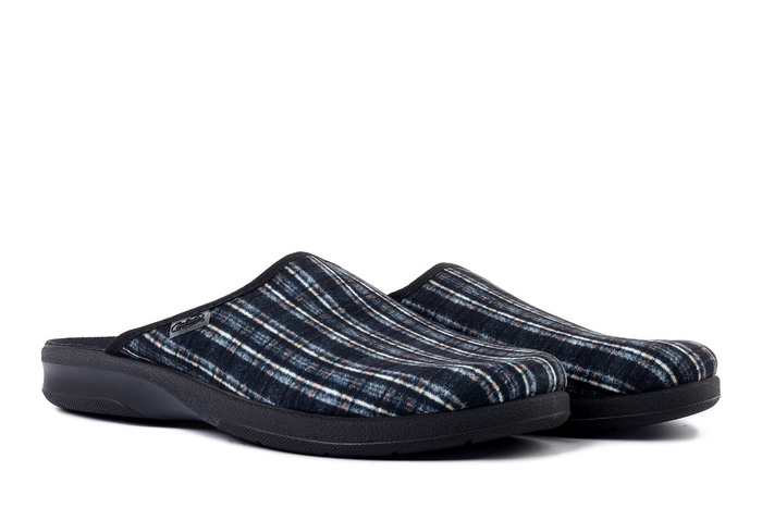 BEFADO 548M 045 czarny, kapcie męskie