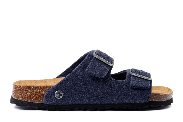 DR. BRINKMANN 220068-05 blau, klapki męskie