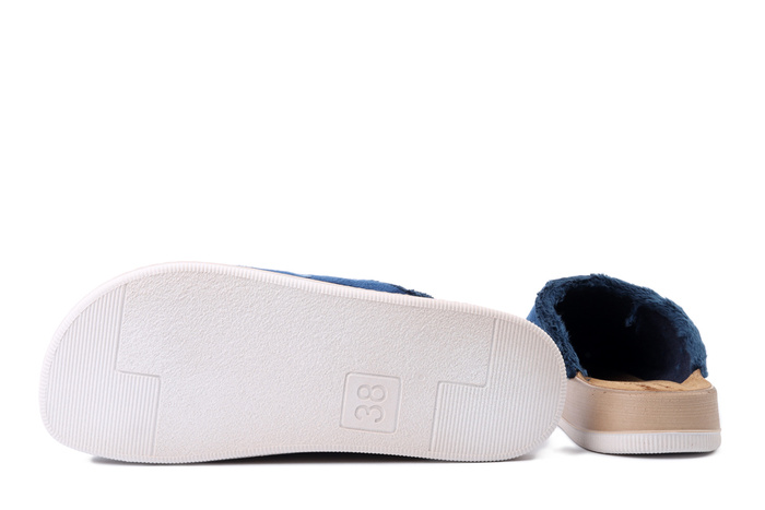 INBLU CT-40 004 granatowy, kapcie damskie