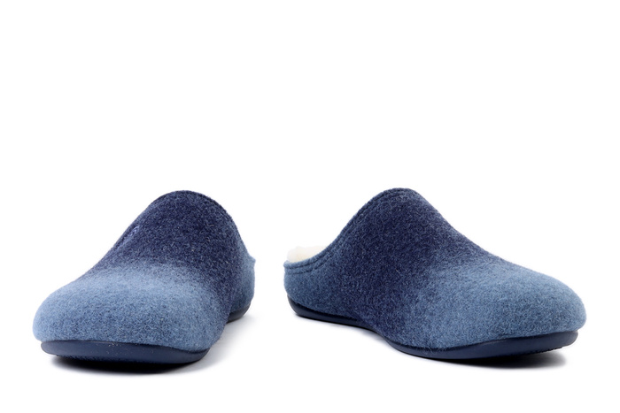 DR. BRINKMANN 320714-51 mittelblau, kapcie damskie