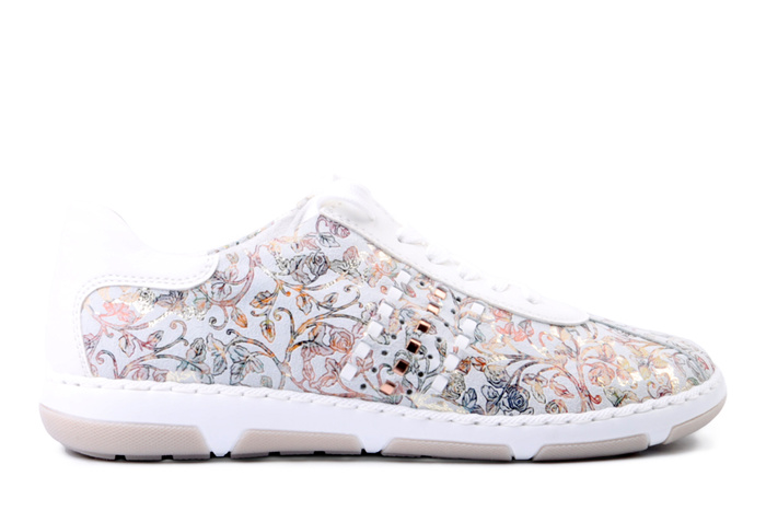 RIEKER 42408-90 multi, półbuty damskie