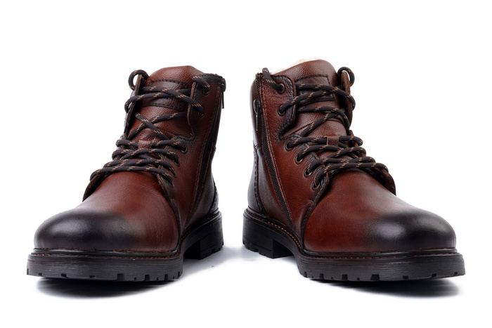 RIEKER TEX 32029-24 brown, trzewiki męskie