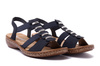 RIEKER 62850-14 blue, sandały damskie