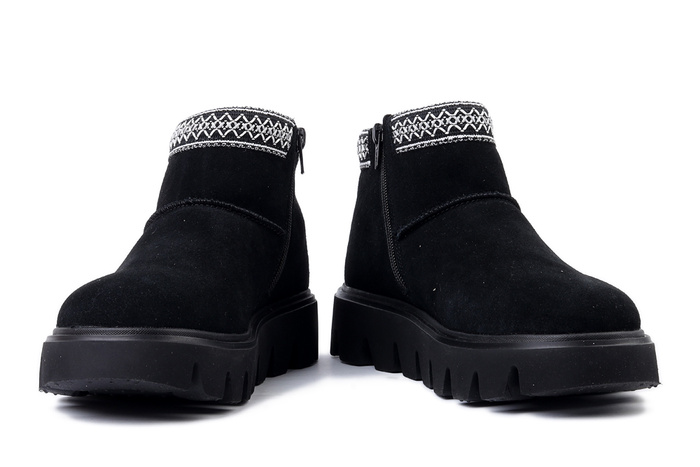 RIEKER W2074-00 black, botki damskie