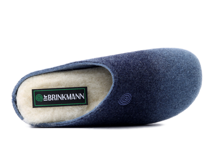 DR. BRINKMANN 320714-51 mittelblau, kapcie damskie