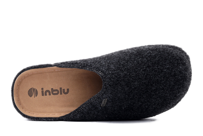 INBLU RU-04 025 szary, kapcie męskie