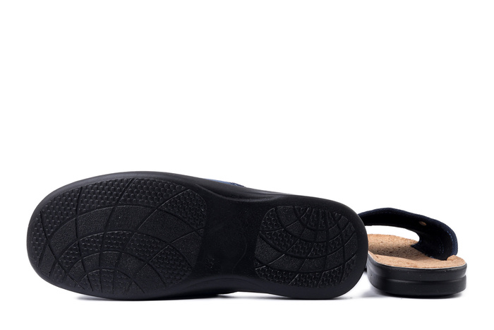 INBLU 155M 027 granat, kapcie męskie