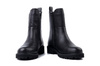 RIEKER REMONTE D8694-03 black combination, botki damskie