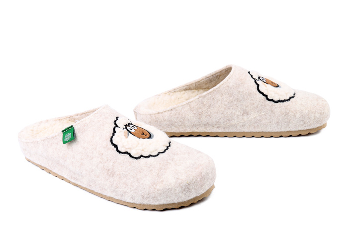 DR. BRINKMANN 320263-81 offwhite, kapcie damskie