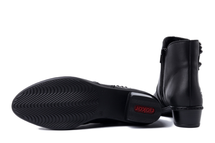 RIEKER Y0797-00 black, botki damskie