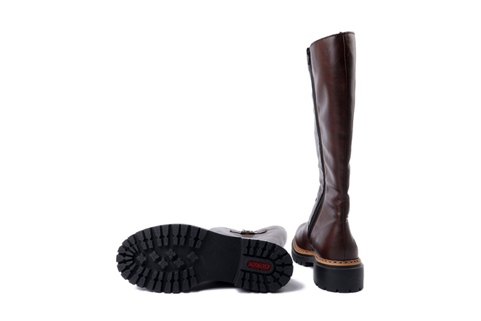 RIEKER 72694-25 brown, kozaki damskie