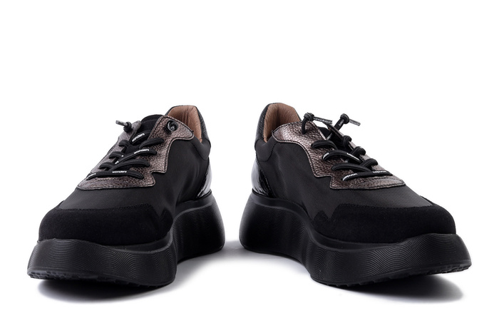 WONDERS A-3631 Trend I negro, półbuty damskie