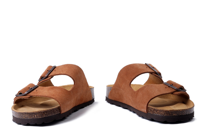 DR. BRINKMANN 600134-21 cognac, klapki damskie/męskie