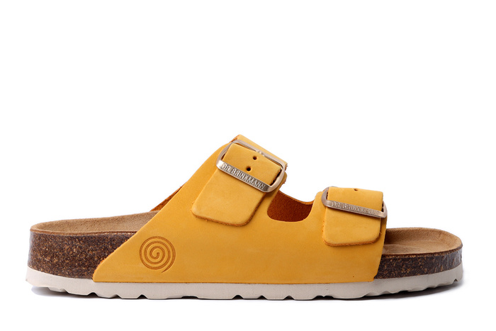 DR. BRINKMANN 700696-06 gelb, klapki damskie/męskie