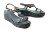 ALMA EN PENA V23571 suede jade, sandały damskie