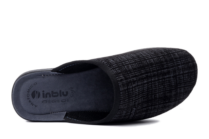 INBLU DG-18 014 czarny, kapcie męskie