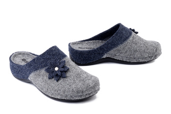 DR. BRINKMANN 320275-05 blau, kapcie damskie