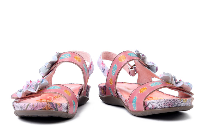 LAURA VITA 0007955 Liloo 06 rose, sandały damskie