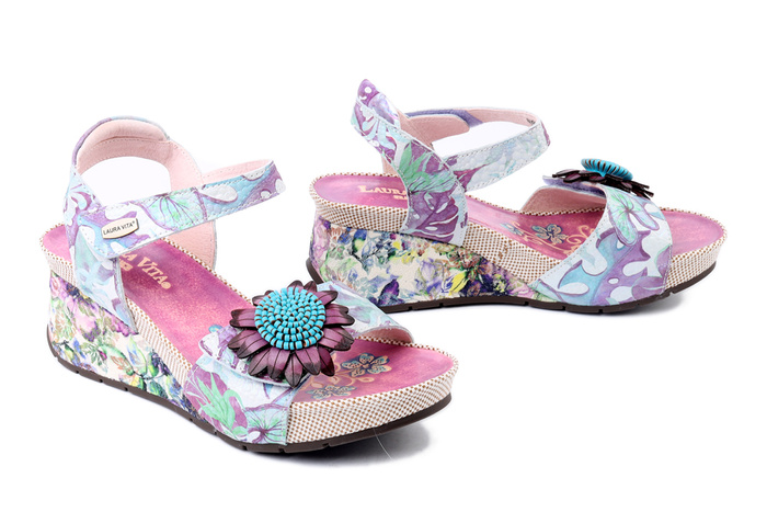 LAURA VITA 000779 Barry 36 violet, sandały damskie