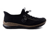 RIEKER N3267-01 black, półbuty damskie