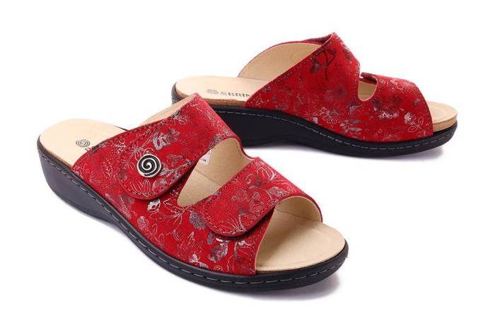 DR. BRINKMANN 700412-04 rot, klapki damskie
