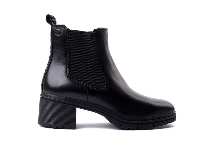 TAMARIS 1-25456-43 001 black, botki damskie