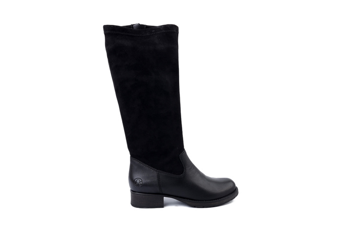 RIEKER Z9551-00 black, kozaki damskie