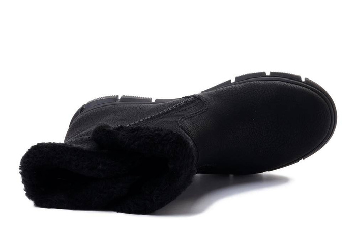 RIEKER X3461-00 black, botki damskie