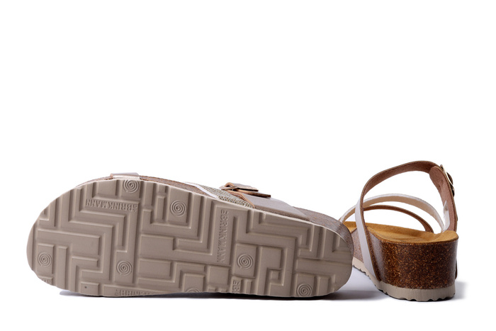 DR. BRINKMANN 700753-82 gold, klapki damskie