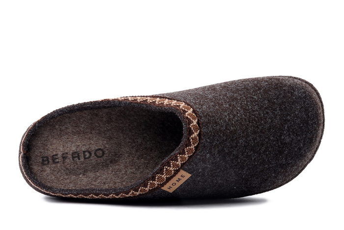 BEFADO 155D 182 brązowy, kapcie damskie
