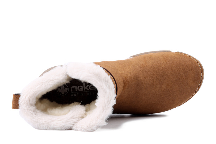 RIEKER 45966-00 brown, botki damskie