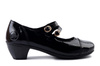 RIEKER 41758-00 black, czółenka damskie