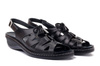 SUAVE 711041-1 black, sandały profilaktyczne damskie