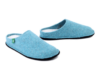 DR. BRINKMANN 320715-51 mittelblau, kapcie damskie