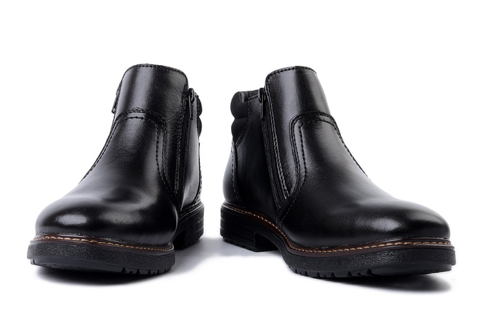 RIEKER 33151-00 black, botki męskie