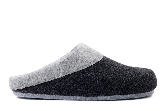 DR. BRINKMANN 320710-09 grau, kapcie damskie