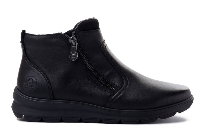RIEKER Z0060-00 black, botki damskie
