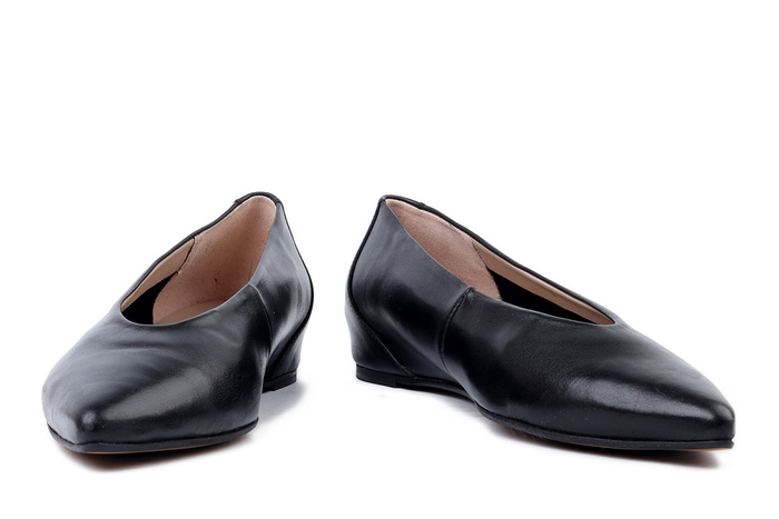 WONDERS A-3802 negro, czółenka damskie