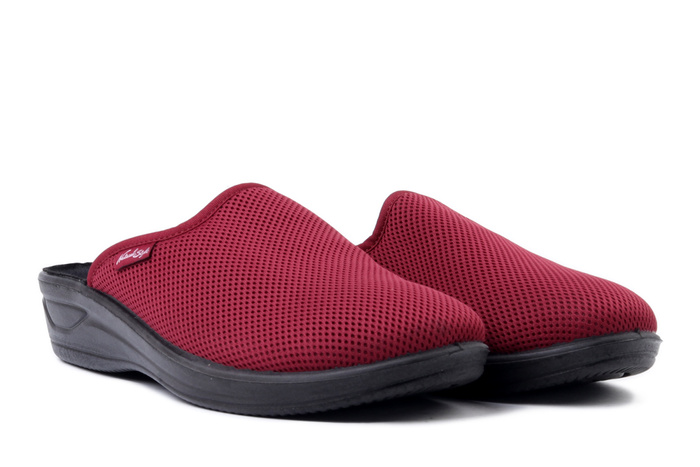 METEOR 709 Marianna bordowy, kapcie damskie