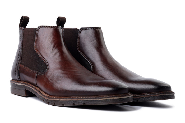 BUGATTI 311-A9E34-1111 6361 cognac/dark brown, botki męskie