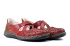RIEKER 46352-33 red, półbuty letnie damskie