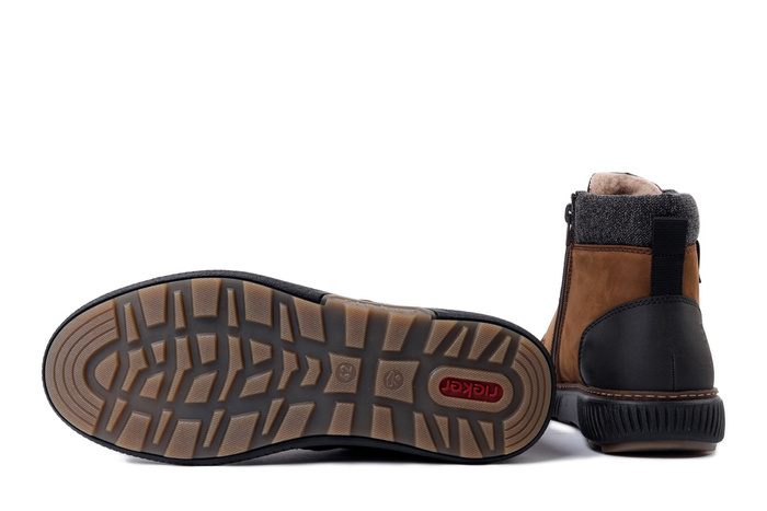 RIEKER TEX B3343-26 brown, trzewiki męskie
