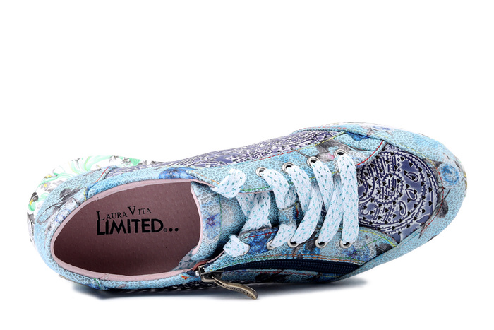 LAURA VITA 0007840 Joctao 06 cobalt, półbuty damskie