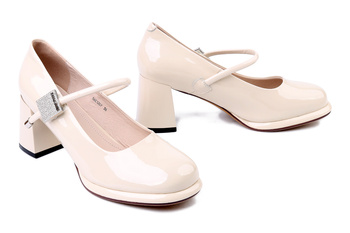 ARTIKER RELAKS 56C1267 beżowy, czółenka damskie