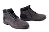 RIEKER TEX 13744-45 grey, trzewiki męskie