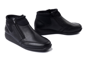 RIEKER 47270-00 black, botki damskie