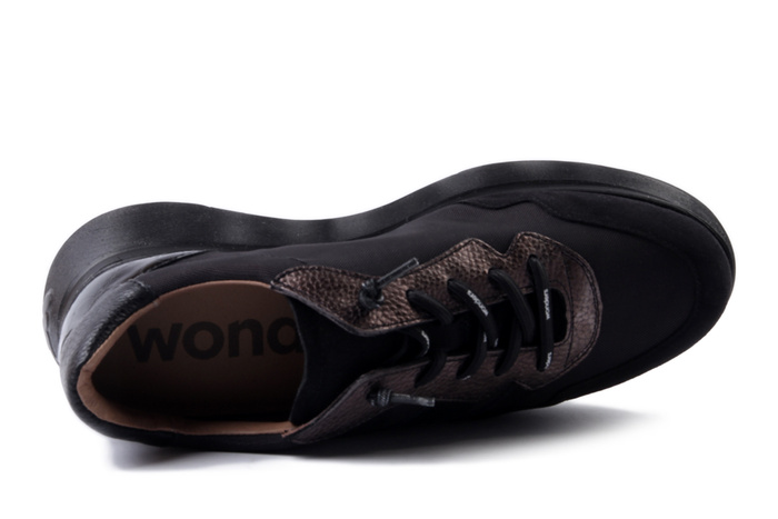 WONDERS A-3631 Trend I negro, półbuty damskie