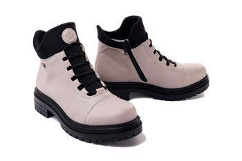 RIEKER TEX Y3163-60 beige, trzewiki damskie