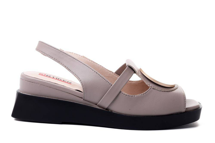 ARTIKER RELAKS 50C1357 taupe, czółenka damskie