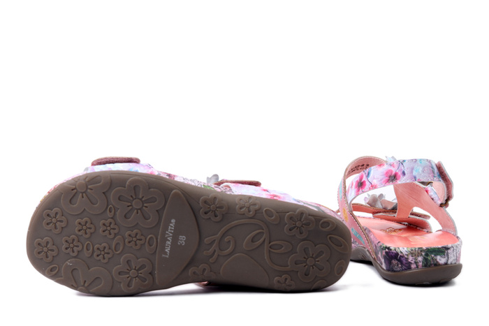 LAURA VITA 0007955 Liloo 06 rose, sandały damskie